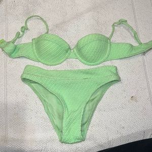 MINT GREEN TRIANGL SWIMSUIT